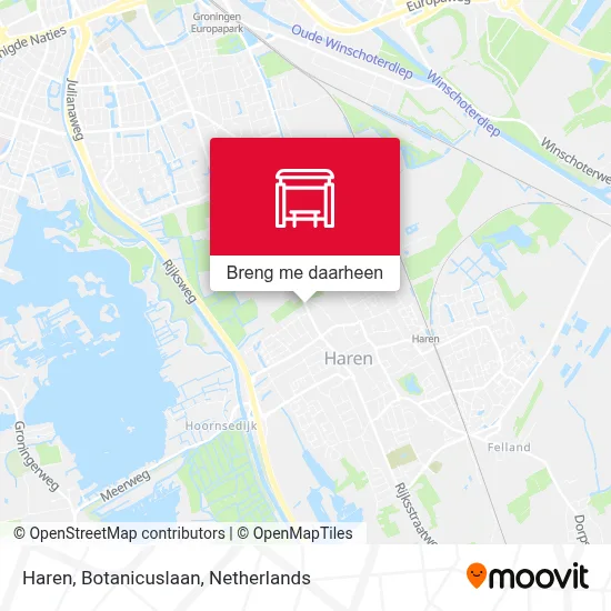 Haren, Botanicuslaan kaart