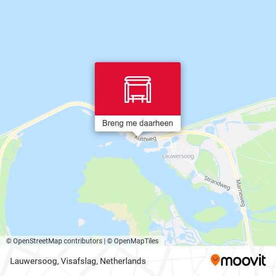 Lauwersoog, Visafslag kaart