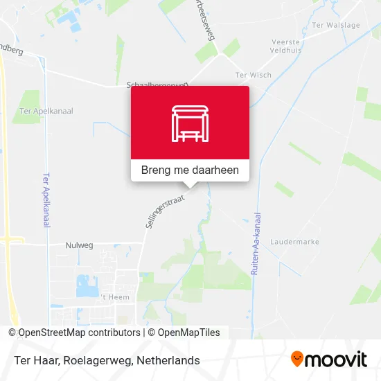 Ter Haar, Roelagerweg kaart