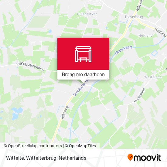 Wittelte, Wittelterbrug kaart