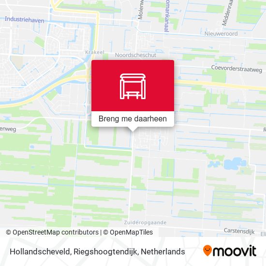 Hollandscheveld, Riegshoogtendijk kaart