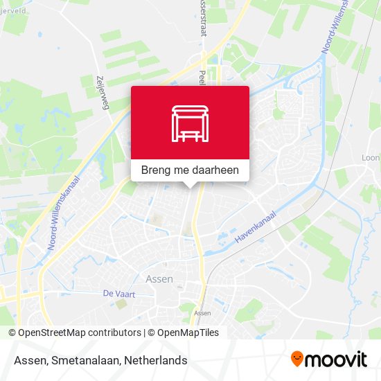 Assen, Smetanalaan kaart