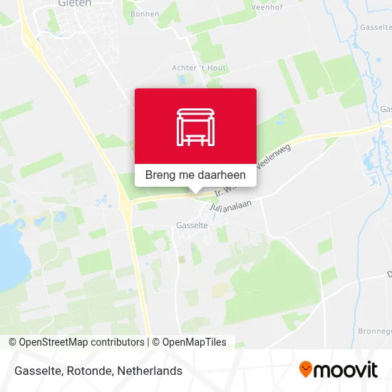 Gasselte, Rotonde kaart