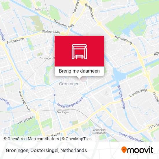Groningen, Oostersingel kaart