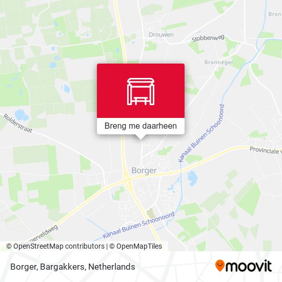 Borger, Bargakkers kaart