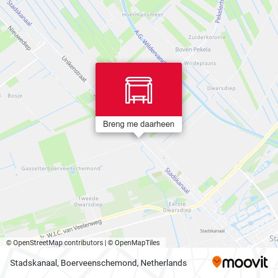 Stadskanaal, Boerveenschemond kaart