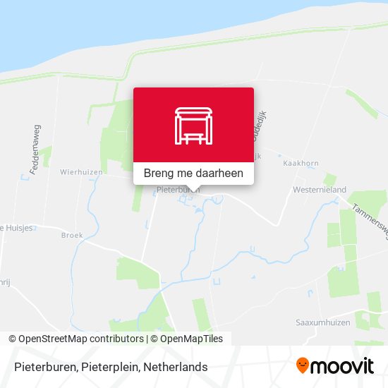 Pieterburen, Pieterplein kaart