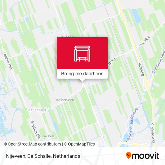 Nijeveen, De Schalle kaart