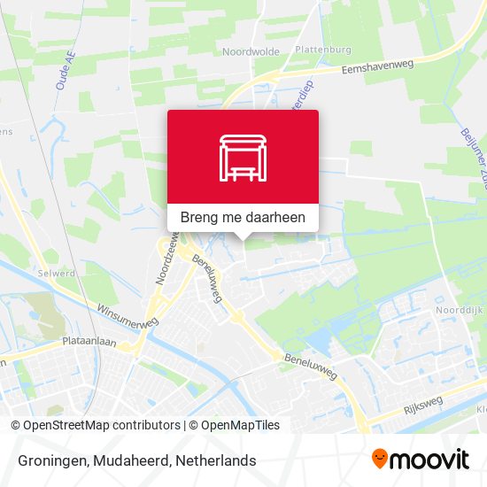 Groningen, Mudaheerd kaart