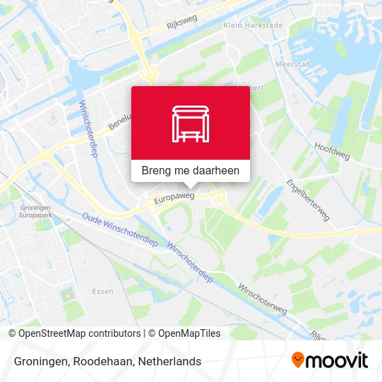 Groningen, Roodehaan kaart