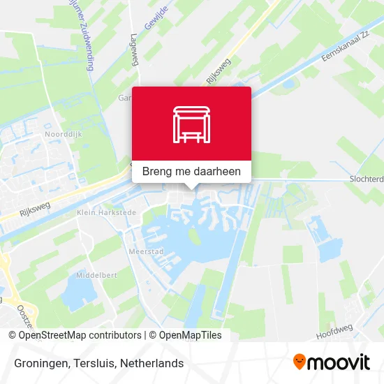 Groningen, Tersluis kaart