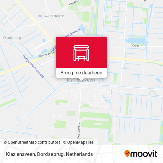 Klazienaveen, Dordsebrug kaart