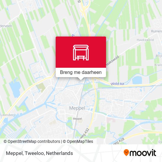 Meppel, Tweeloo kaart