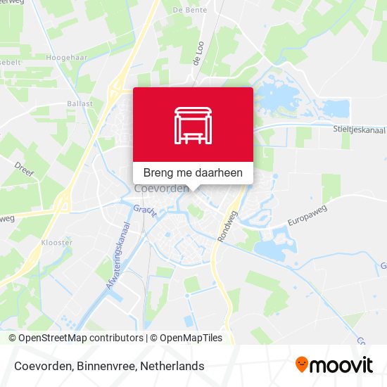 Coevorden, Binnenvree kaart