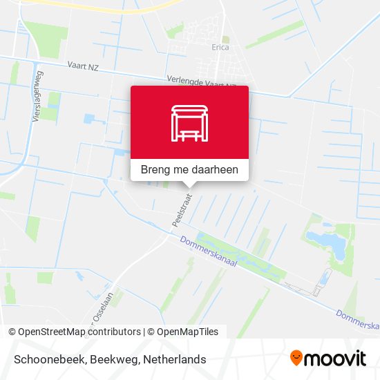 Schoonebeek, Beekweg kaart
