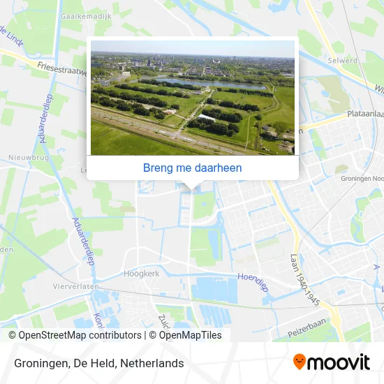 Groningen, De Held kaart