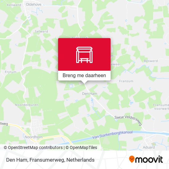 Den Ham, Fransumerweg kaart