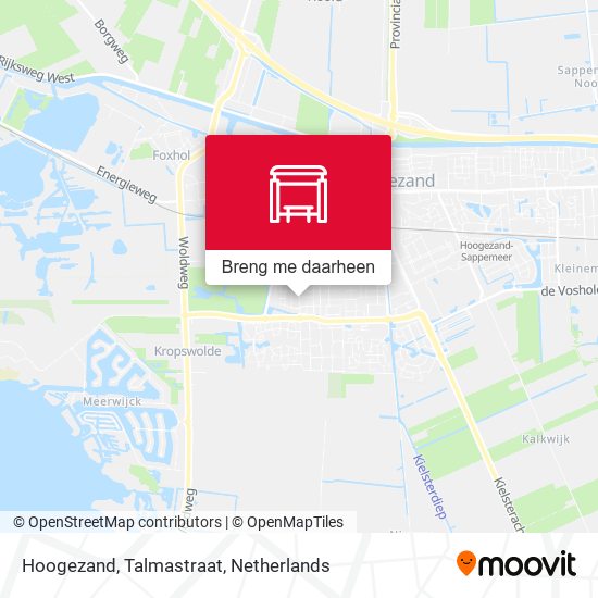 Hoogezand, Talmastraat kaart