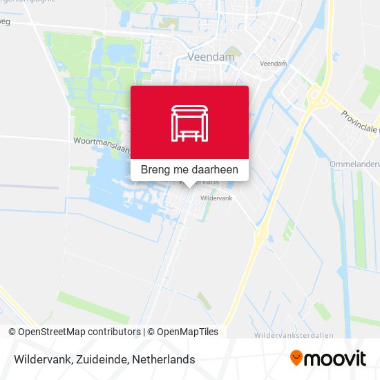 Wildervank, Zuideinde kaart