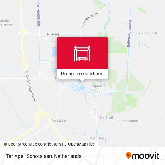 Ter Apel, Schotslaan kaart