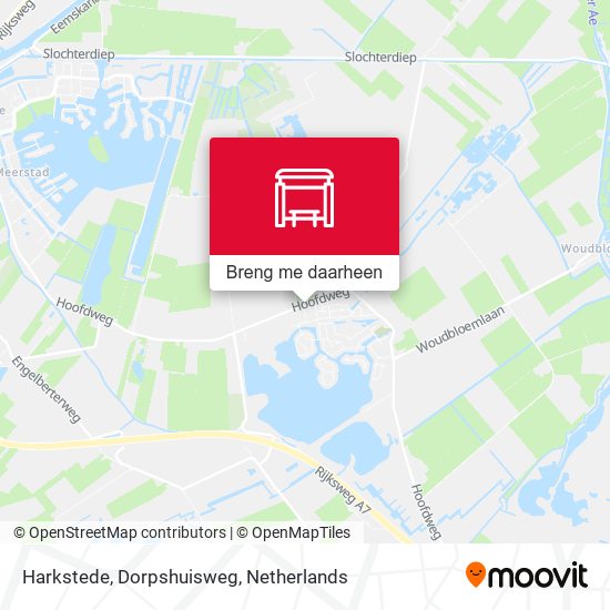 Harkstede, Dorpshuisweg kaart