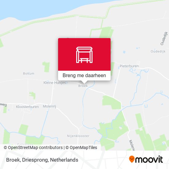 Broek, Driesprong kaart