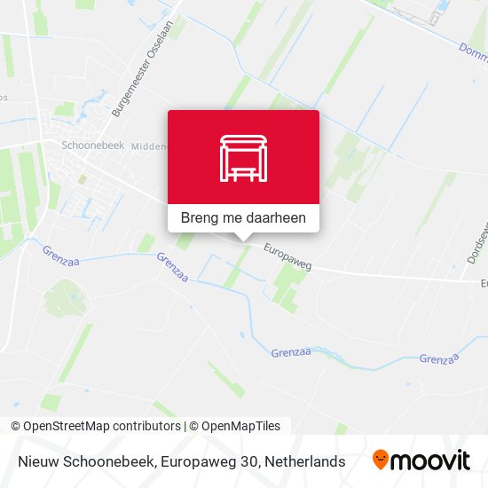 Nieuw Schoonebeek, Europaweg 30 kaart