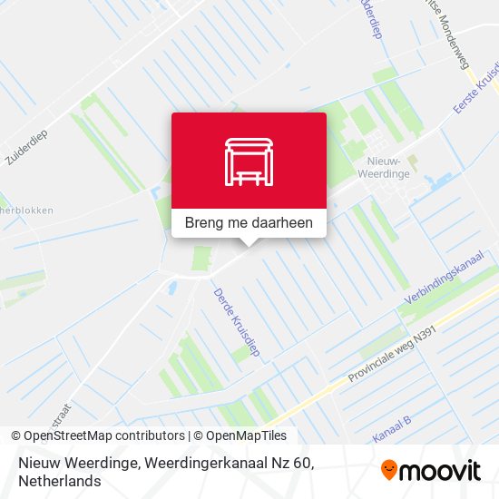 Nieuw Weerdinge, Weerdingerkanaal Nz 60 kaart