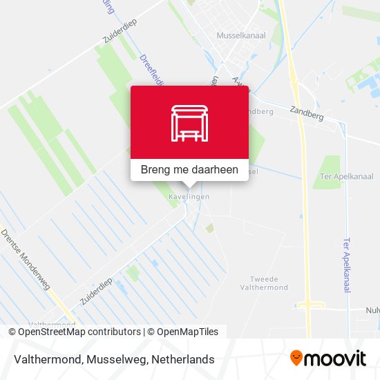 Valthermond, Musselweg kaart