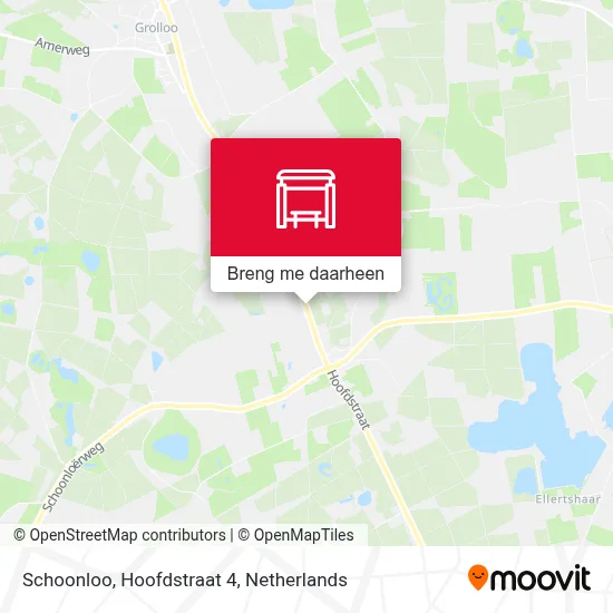 Schoonloo, Hoofdstraat 4 kaart