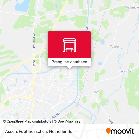 Assen, Fuutmesschen kaart