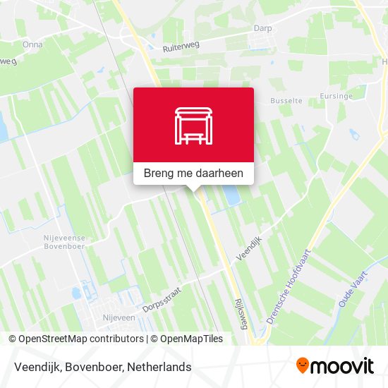 Veendijk, Bovenboer kaart