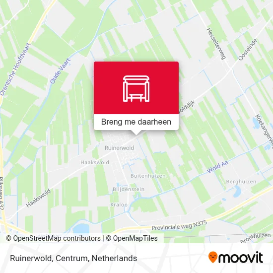 Ruinerwold, Centrum kaart