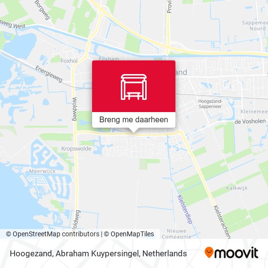 Hoogezand, Abraham Kuypersingel kaart