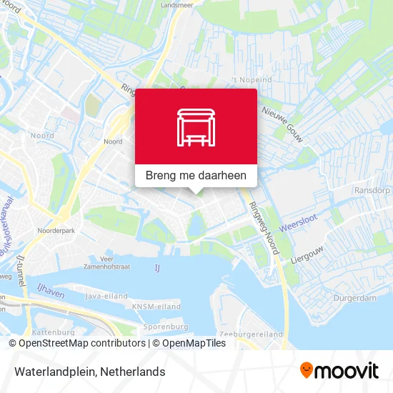 Waterlandplein kaart