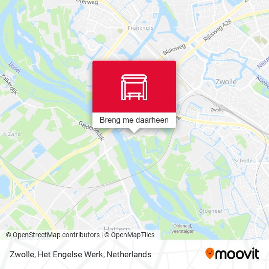 Zwolle, Het Engelse Werk kaart