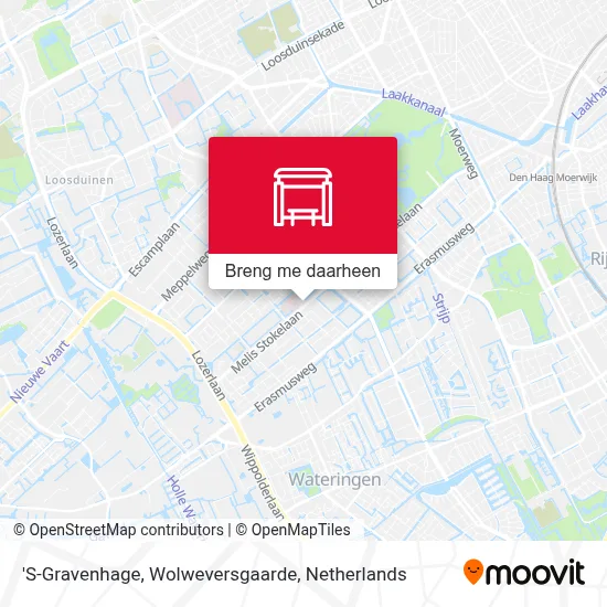 'S-Gravenhage, Wolweversgaarde kaart