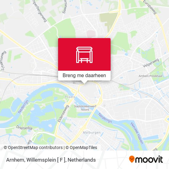 Arnhem, Willemsplein [ F ] kaart