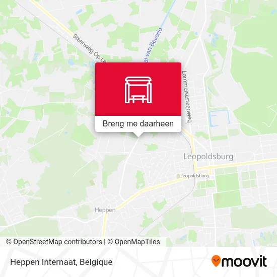 Heppen Internaat kaart
