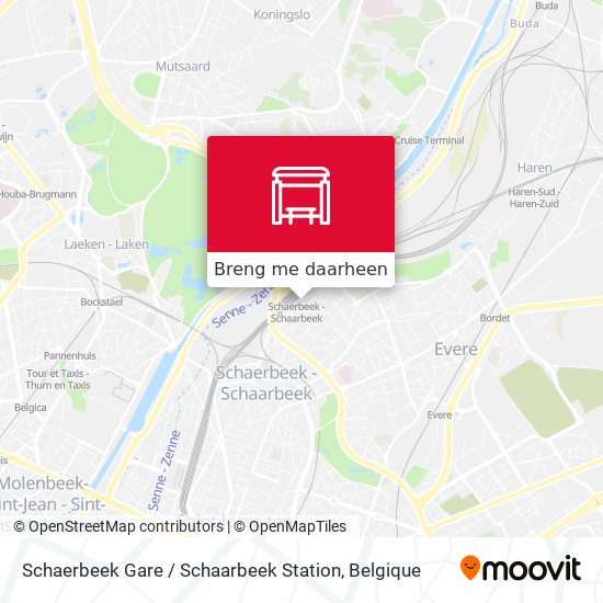 Schaerbeek Gare / Schaarbeek Station kaart