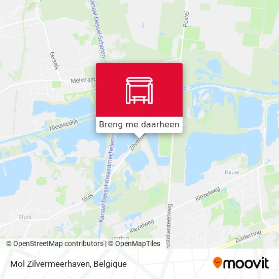 Mol Zilvermeerhaven kaart