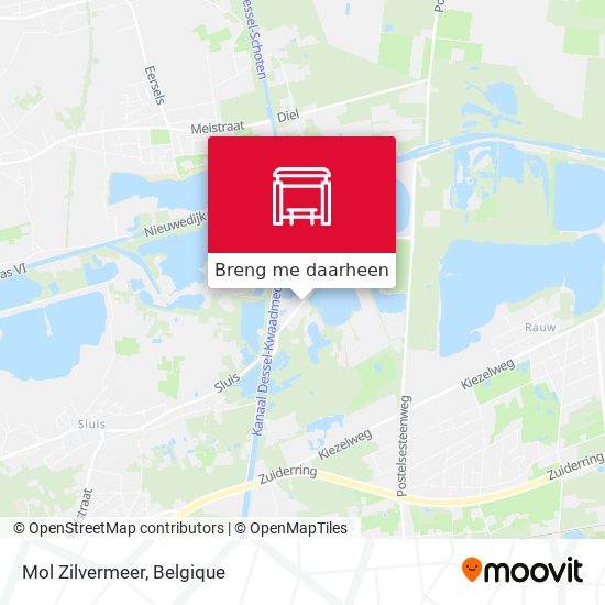Mol Zilvermeer kaart