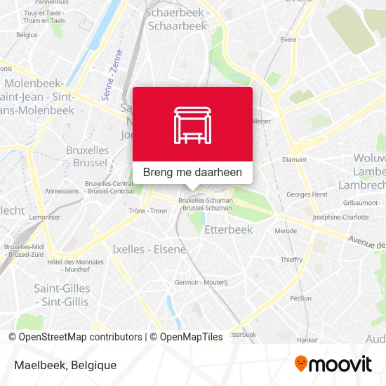 Maelbeek kaart