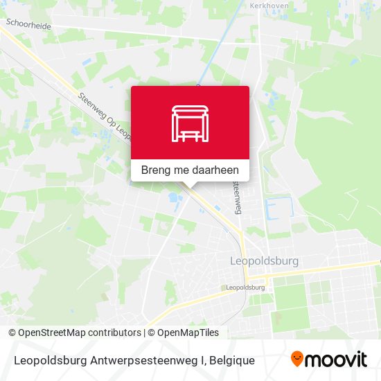 Leopoldsburg Antwerpsesteenweg I kaart