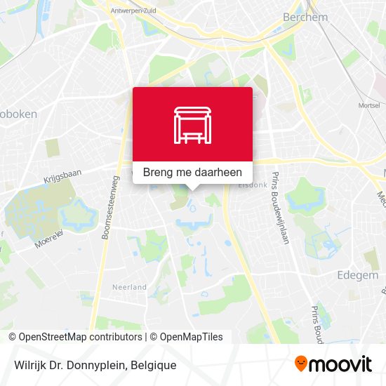 Wilrijk Dr. Donnyplein kaart