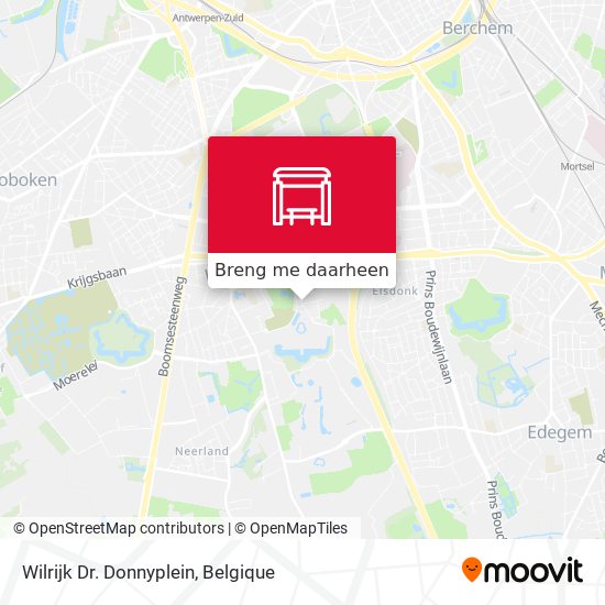 Wilrijk Dr. Donnyplein kaart