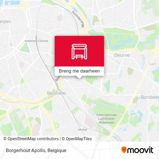 Borgerhout Apollo kaart