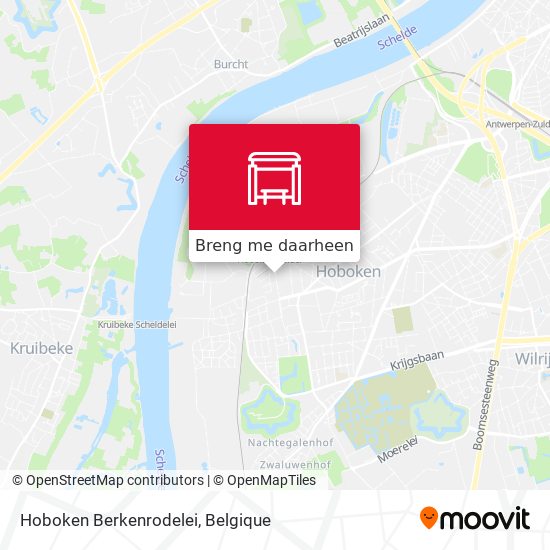 Hoboken Berkenrodelei kaart