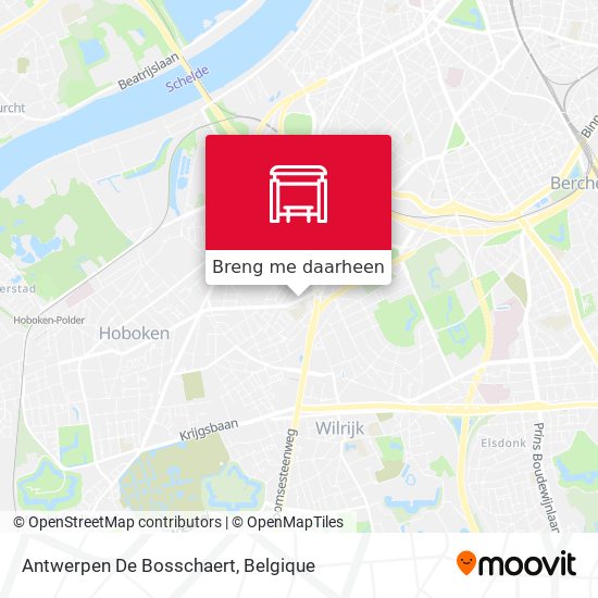 Antwerpen De Bosschaert kaart