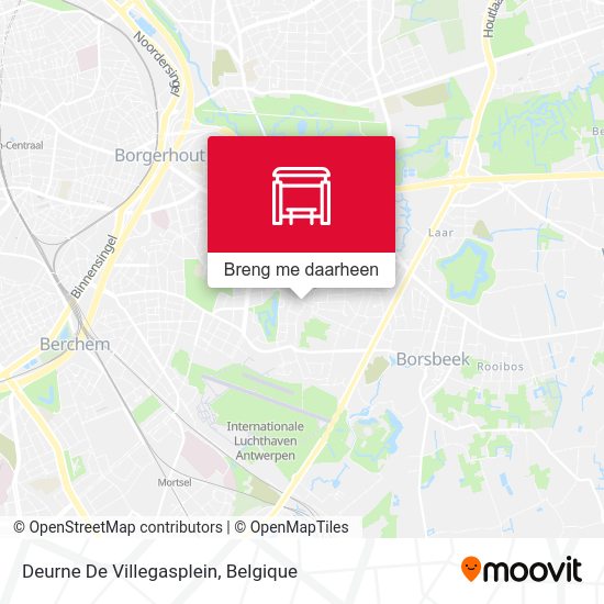 Deurne De Villegasplein kaart